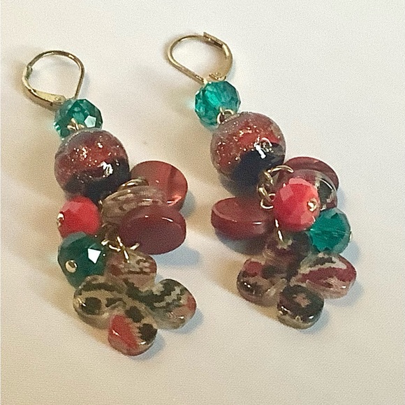 Lovely dangling Etro earrings - Picture 4 of 4